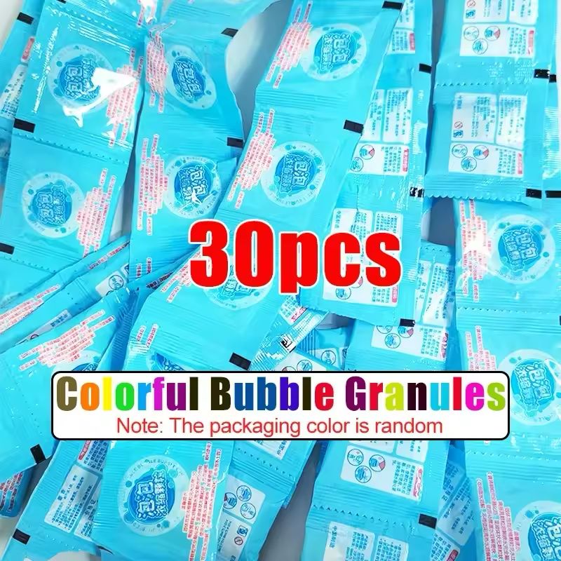 π Colored Bubble Machine Granules β Set of 30 Sachets
