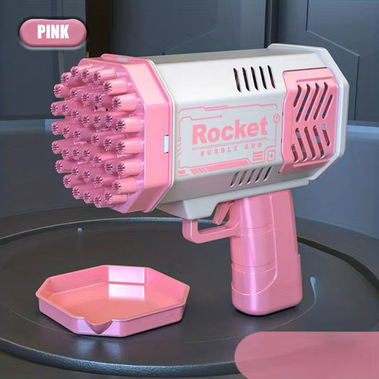 PINK ROCKET BUBBLE GUN