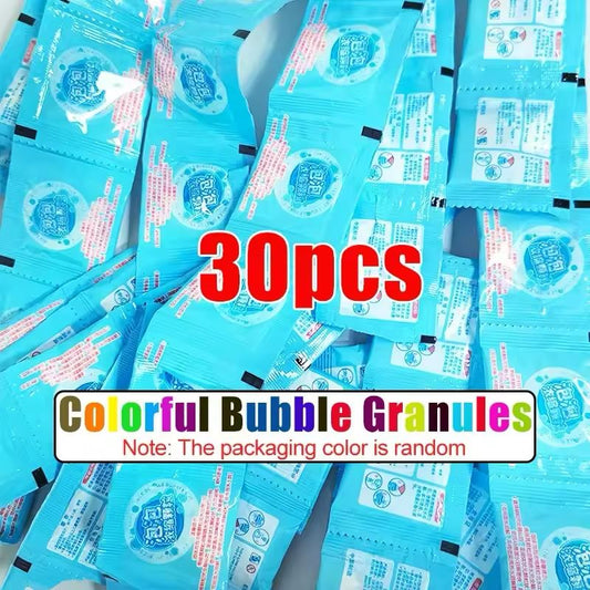 🎉 Colored Bubble Machine Granules – Set of 30 Sachets