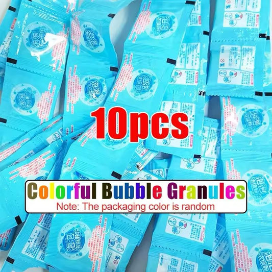 🎉 Colored Bubble Machine Granules – Set of 10 Sachets (Copy)